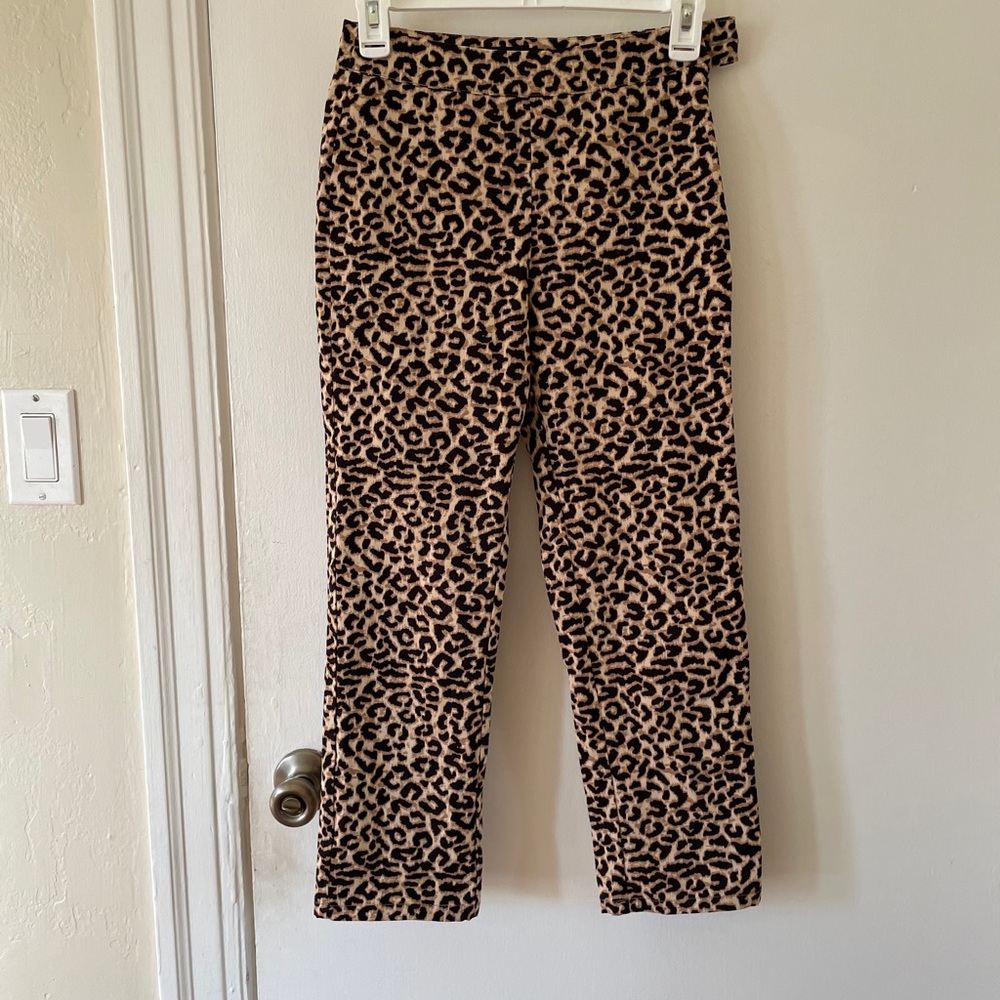 Cotton On leopard print ankle pants